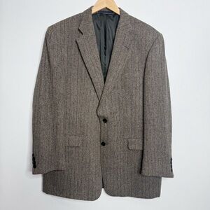 Burberry Men's Size 43 Kensington‎ Herringbone Alpaca/Wool Sport Coat Tan
